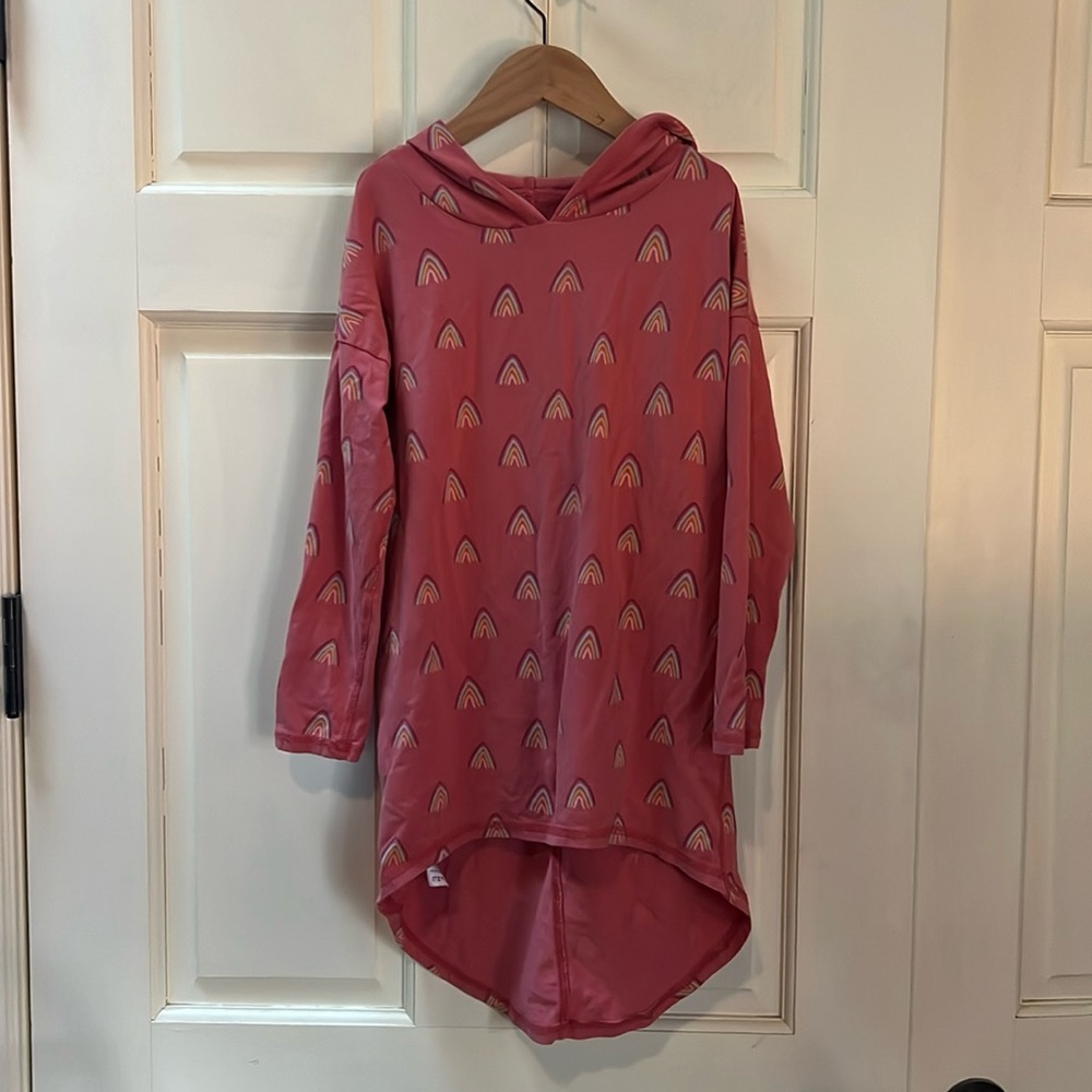 Tea Collection Hooded Rainbow Tunic 10y